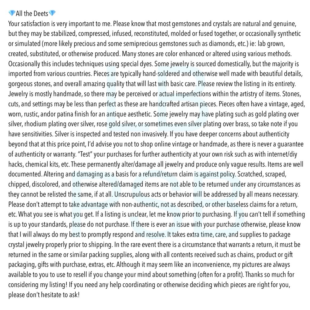 Chunky Triple Rainbow Moonstone Ring Size 10 Sterling Silver 925 Handmade New - Picture 5 of 6